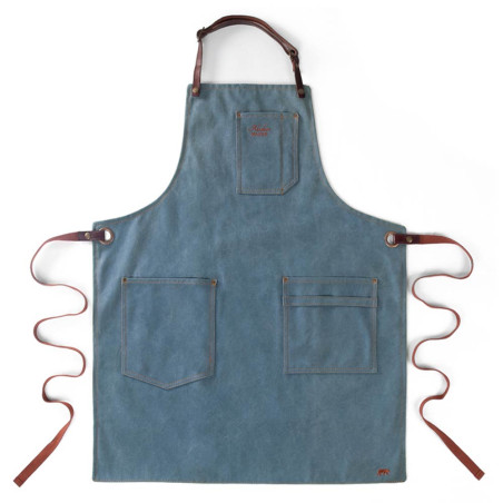 Vue sur le tablier 325 Alaskan Maker coloris denim foncé