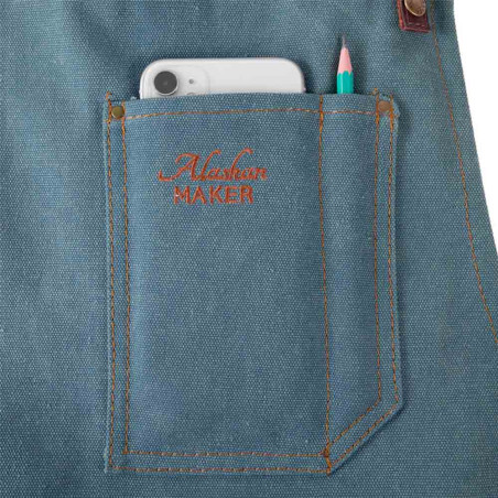 Poche de rangement tissu du tablier 325 Alaskan Maker coloris denim foncé Poche de rangement tissu du tablier 325 Alaskan Maker coloris denim foncé