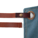 Ceinture et tour de cou en cuir pour le tablier 325 Alaskan Maker coloris denim foncé Ceinture et tour de cou en cuir pour le tablier 325 Alaskan Maker coloris denim foncé