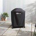 Barbecue gaz Q 1000 et 2000 N sur chariot Weber avec housse de protection sur une terrasse Barbecue gaz Q 1000 et 2000 N sur chariot Weber avec housse de protection sur une terrasse