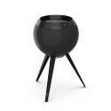 Brasero Moon 45 Höfats noir pied haut