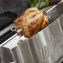 Viande dans la rôtissoire pour barbecue gaz Q 2000 N Weber
