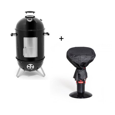 Pack fumoir à chaud Oskar Medium + housse Barbecook