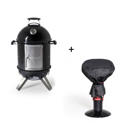 Pack Barbecook fumoir Oskar small + housse de protection