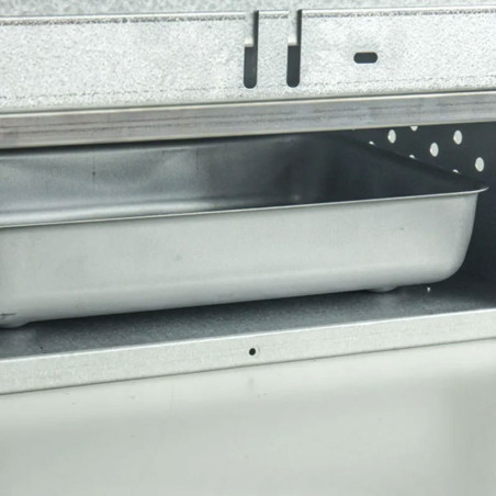 Fumoir Acier Aluminé 75 x 39 x 21cm Peetz