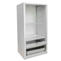 Fumoir Acier Aluminé 75 x 39 x 21cm Peetz