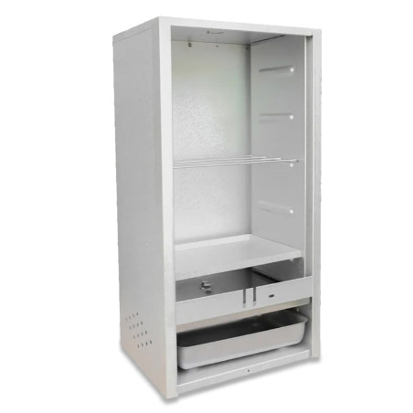 Fumoir Acier Aluminé 75 x 39 x 21cm Peetz