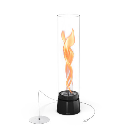 Feu table flamme SPIN air 1200 noir émail