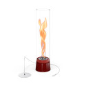 Feu table flamme SPIN air 1200 rouge émail