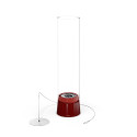 Feu table SPIN 1200 rouge émail