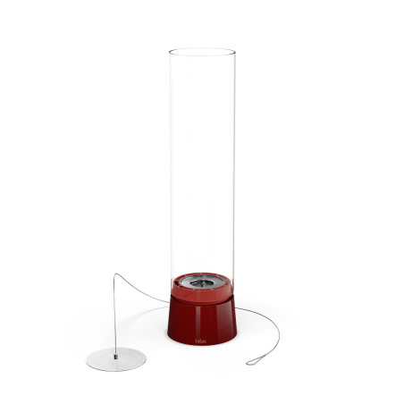 Feu table SPIN 1200 rouge émail