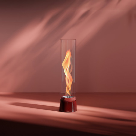 Utilisation de lampe de table SPIN air 1200 rouge émail