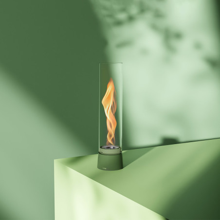 Utilisation de lampe de table SPIN air 1200 vert émail