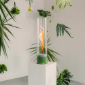 Exposition lampe de table SPIN air 1200 vert émail Hofats