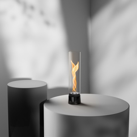 Utilisation de lampe de table SPIN air 900 noir émail