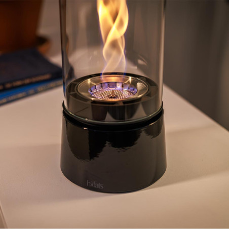 lampe de table SPIN air 900 avec socle noir émail Hofats