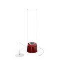 Feu table SPIN 900 rouge émail