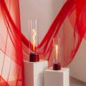 Nouvelle lampe de table SPIN air rouge émail Hofats