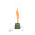 Feu table flamme SPIN air 900 vert émail