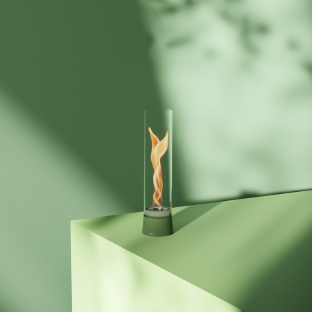 Utilisation de la lampe de table SPIN air 900 vert émail