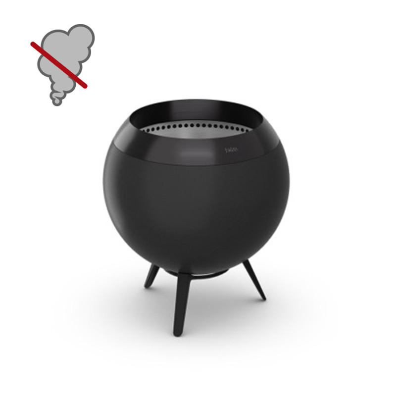 Brasero Moon 45 Höfats noir pied bas