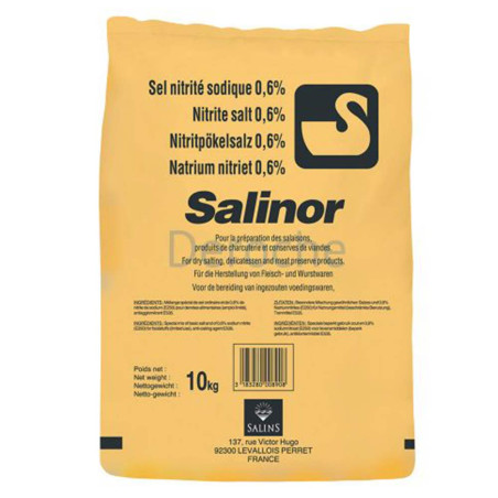Sel fin nitrité 0,6% pour salaison Salins du Midi