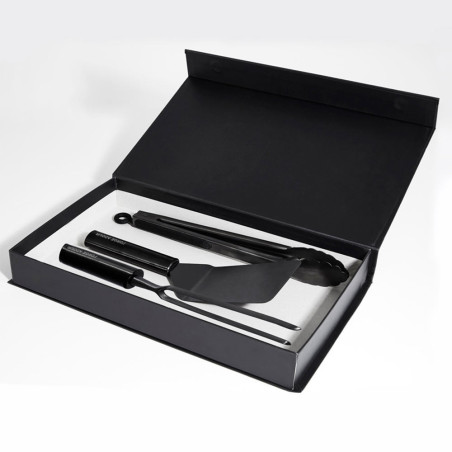 Kit de trois accessoires de cuisine en titane Forge Adour pour plancha