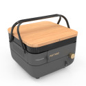 Plancha gaz NOMAD mobile Forge Adour avec couvercle en bois de hĂŞtre Plancha gaz NOMAD mobile Forge Adour avec couvercle en bois de hĂŞtre