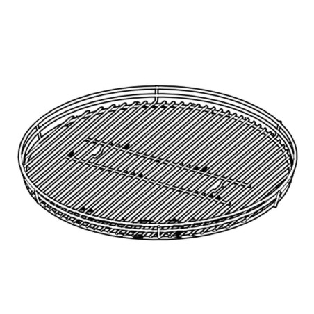 Grille foyère pour barbecue kettle PRO 57 cm Napoléon