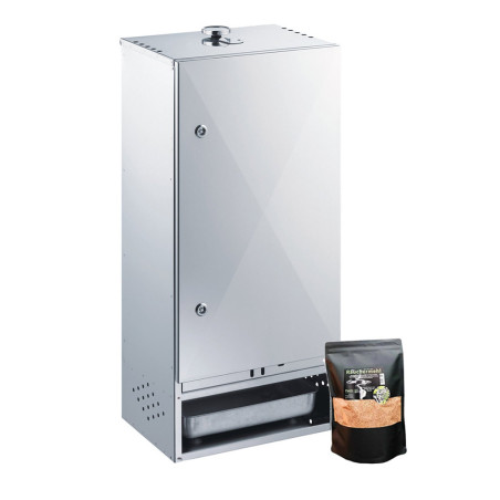 Fumoir Inox Charnieres 85x39x28 cm Peetz