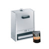 Fumoir Acier Aluminé Porte Coulissante 50 x 39 x 21 cm - Peetz Fumoir Acier Aluminé Porte Coulissante 50 x 39 x 21 cm - Peetz