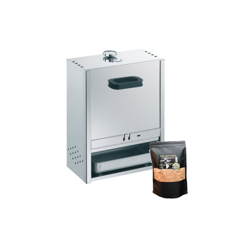 Fumoir à chaud en Inox Peetz avec porte coulissante