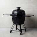 Kamado Kamal 1.0 XL noir Ø 53 cm Barbecook - photo d'ambiance Kamado Kamal 1.0 XL noir Ø 53 cm Barbecook - photo d'ambiance