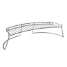 Grille de réchaud en inox pour kettle 57 cm Napoléon