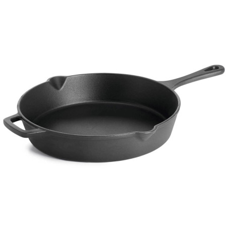 Grande poêle à frire en fonte Ø30 cm bec verseur Napoléon