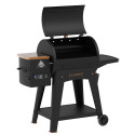 Barbecue Pit Boss Onyx Classic 700 Pit Boss avec couvercle ouvert