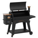 Barbecue Pit Boss Onyx Austin XL 1000 avec couvercle ouvert