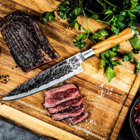 Couteau du chef Olive Forged viande