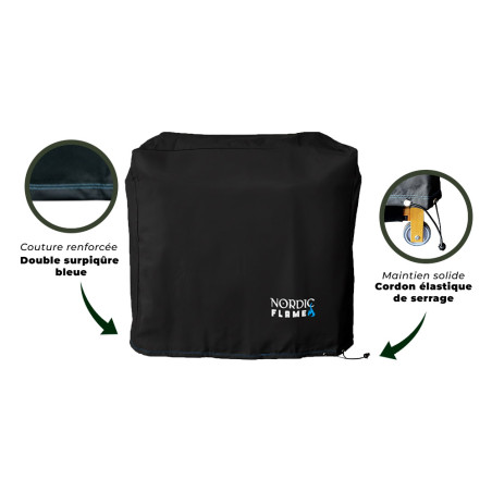 Housse Premium pour plancha sur chariot 100 cm Nordic Flame - Bénéfices