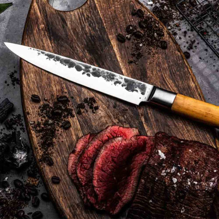 Couteau à viande 20,5 cm Olive Forged ambiance