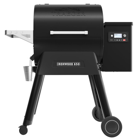 Pack Traeger Ironwood 650 + Housse - Vue face