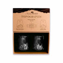 Set 2 shooters Topographic Alaskan Maker - Coffret ouvert