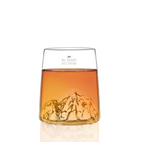 Set 2 shooters Topographic Alaskan Maker - Mont Blanc spiritueux