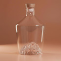 Carafe à spiritueux Topographic Mont Blanc Alaskan Maker - Fond couleur