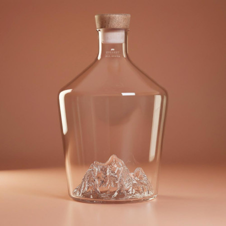 Carafe à spiritueux Topographic Mont Everest Alaskan Maker - Fond couleur
