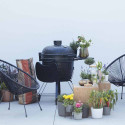 Barbecue kamado Kamal 1.0 XL noir mat ø53 cm ambiance