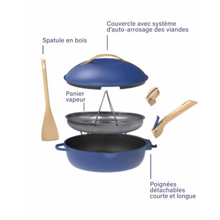 Accessoires de la poêle La Fabuleuse Saphir 28 cm Cookut