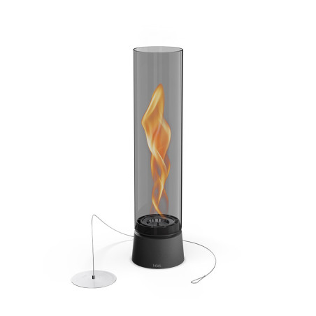 Feu table flamme SPIN air 900 tout noir
