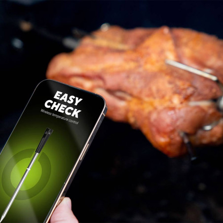Application du thermomètre barbecue Easy Check Quadro Ourdoorchef