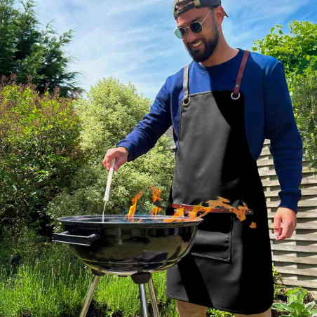 Tablier n°707 PU noir Alaskan Maker